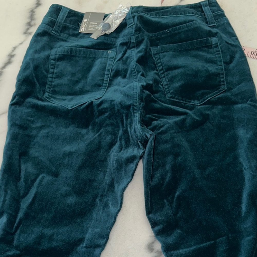 NWT Chico’s Blue Grass Pants Size 0